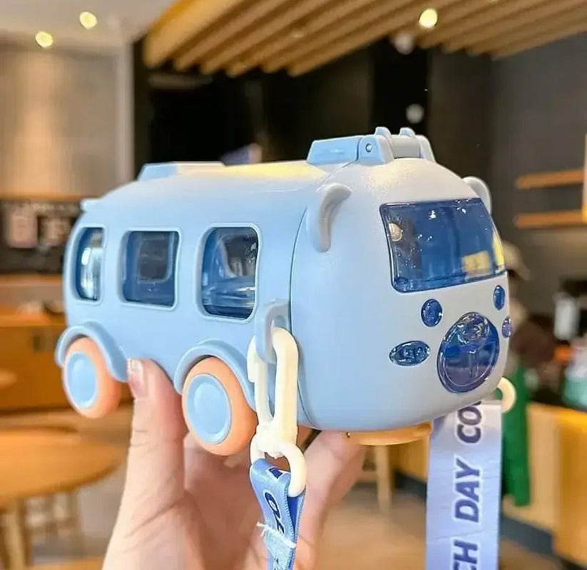 Adventure  WheelyCool Sipper 500ml Kids Bus Water Bottle