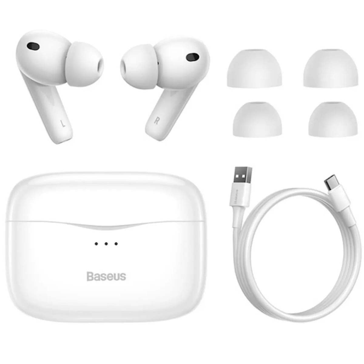Baseus Earbuds Pro 2 β ANC Wireless Earbuds with Premium Sound, Waterproof Design & Free Silicone Case