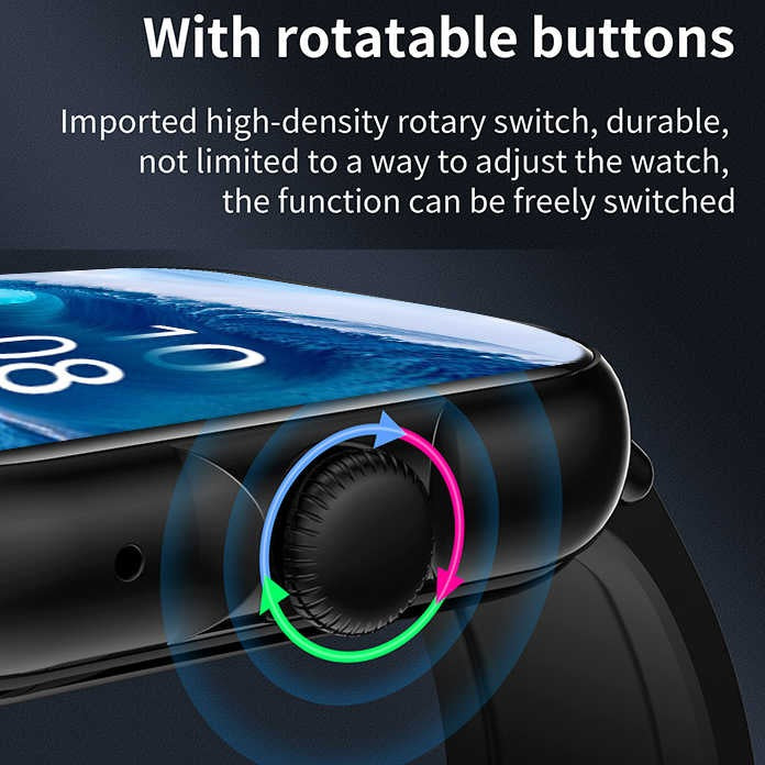 A58 Plus Smart Watch with Elegant Jewellery Combo-Perfect Gift Set