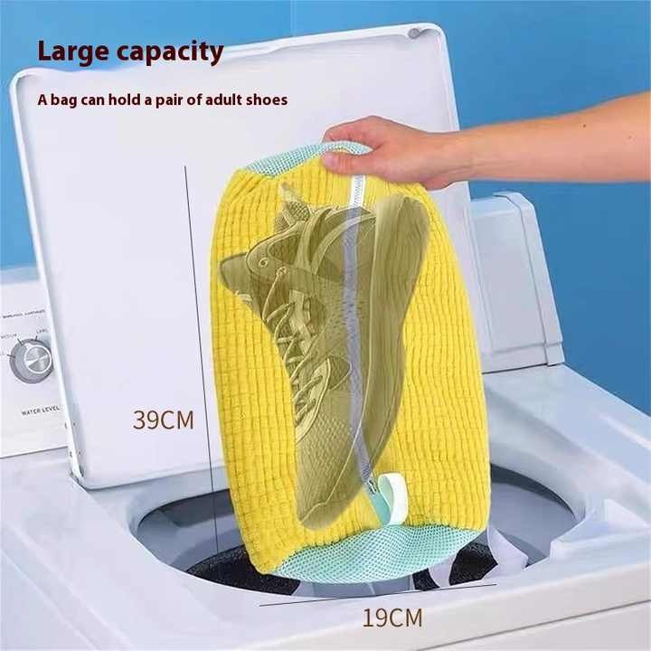 Wash Bag for Washing Machine Reusable Zipper Shoe Washing