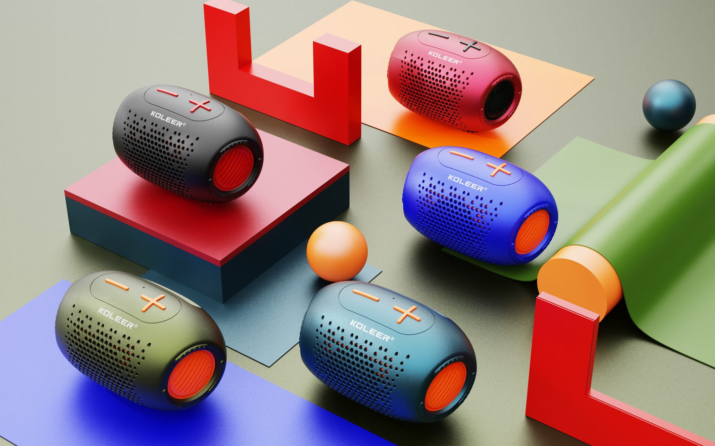 KOLEER H37 Super bass MINI wireless portable