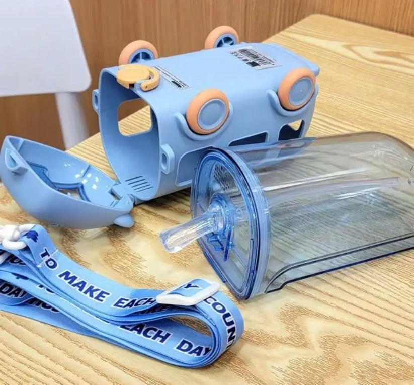 Adventure  WheelyCool Sipper 500ml Kids Bus Water Bottle
