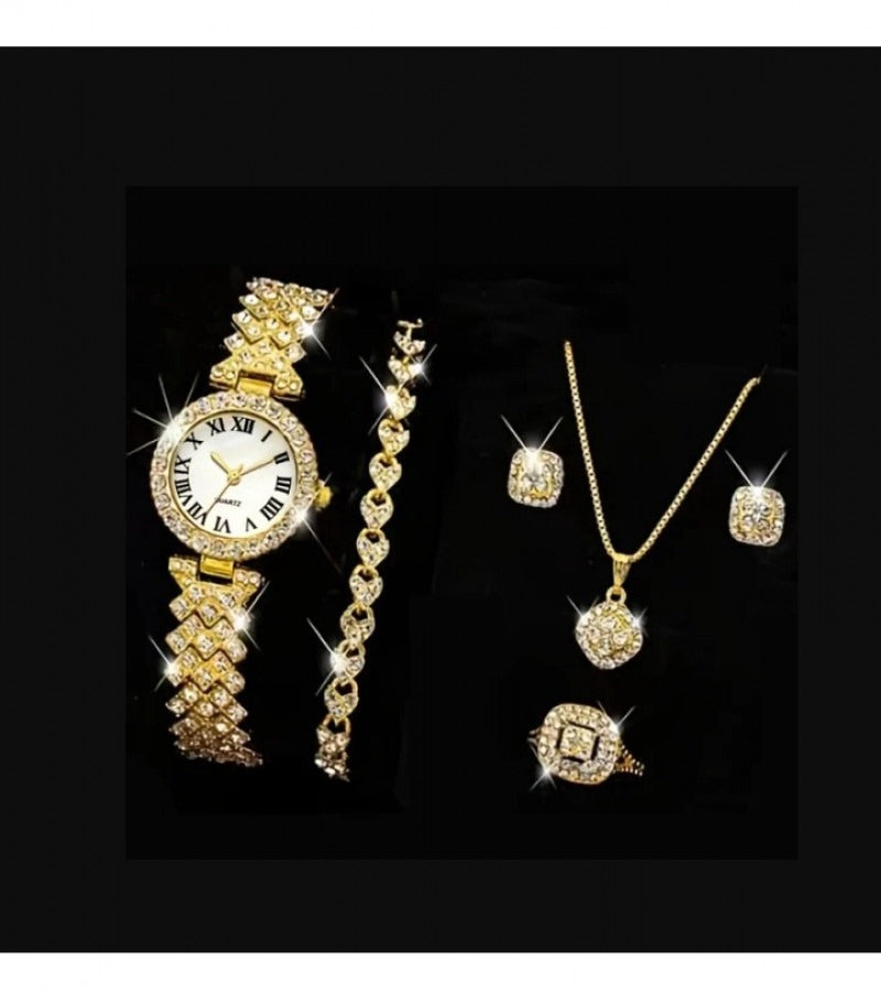 A58 Plus Smart Watch with Elegant Jewellery Combo-Perfect Gift Set