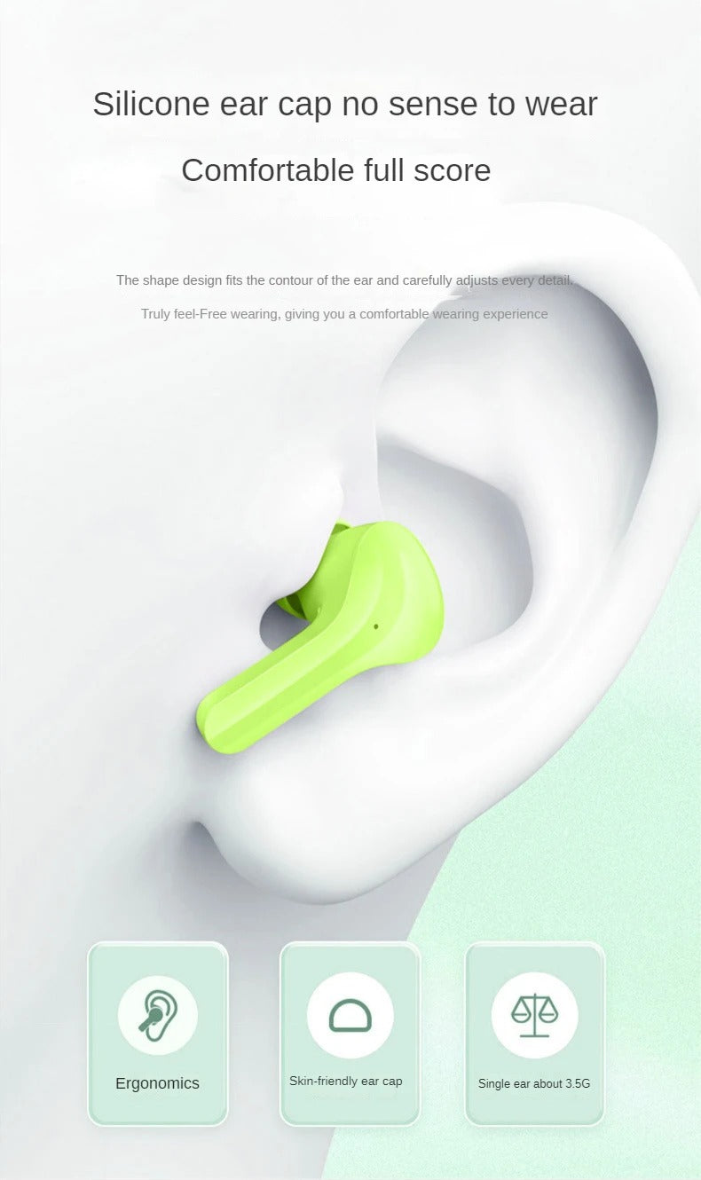 AIR 31 WIRELESS EARBUDS WITH CRYSTAL TRANSPARENT CASE