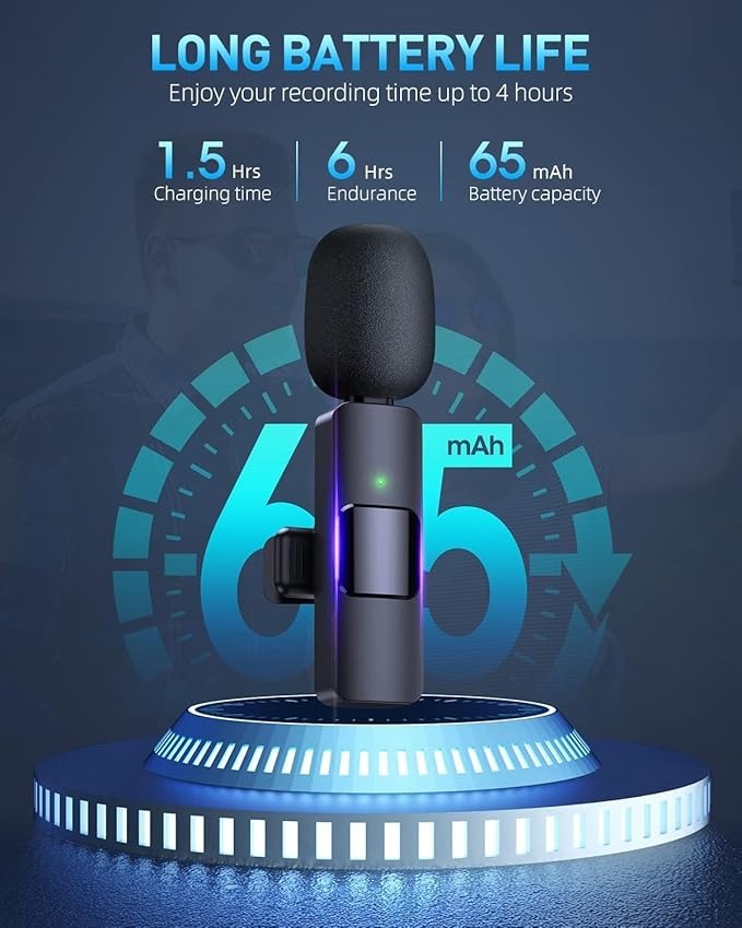 K8 Type C Wireless Microphone / Collar Mic/ IOS/Android Mic