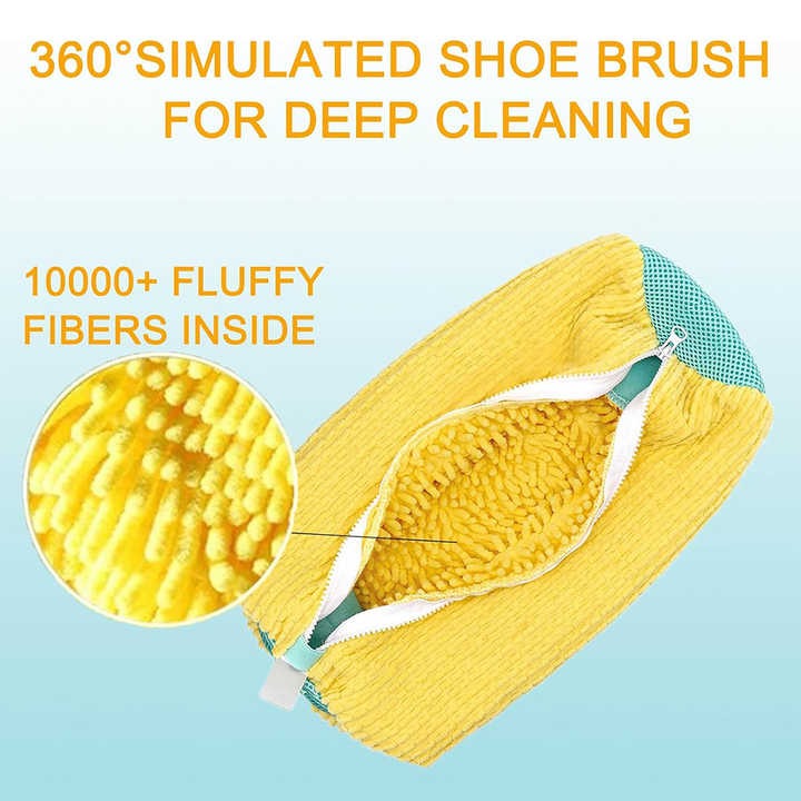 Wash Bag for Washing Machine Reusable Zipper Shoe Washing