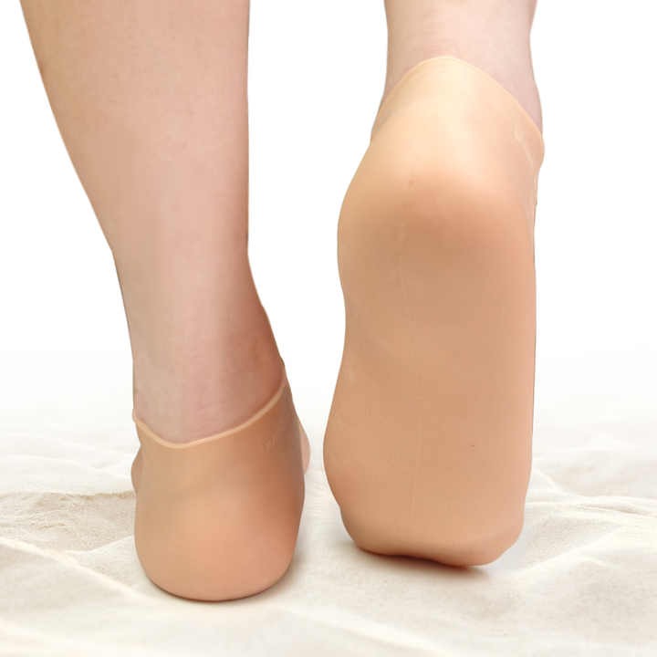 Silicon Moisturizing Gel Heel Socks Exfoliating And Preventing Dryness Foot Skin Rejuvenation