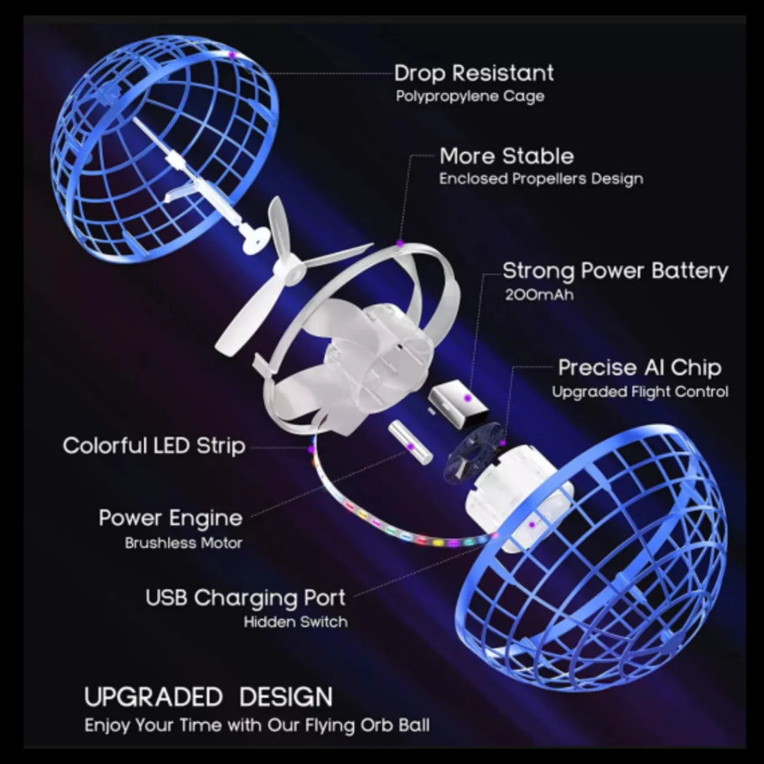 Magic Flying Ball Hover Ball